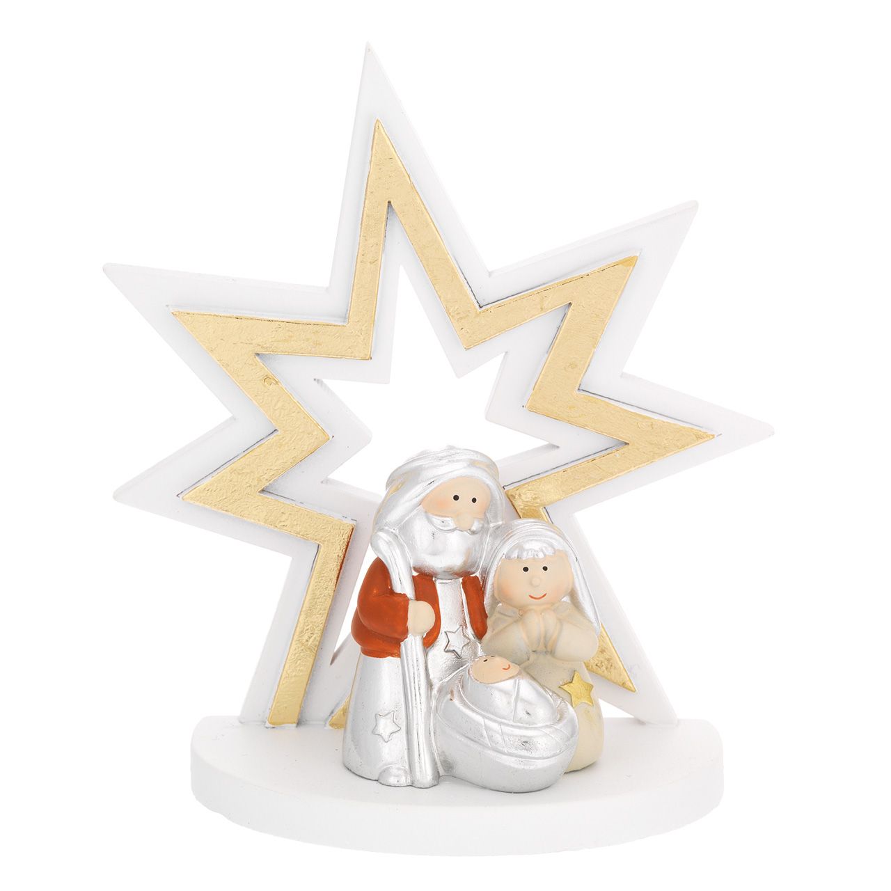 ALBERO STELLA H. 125 ORO CON PRESEPE